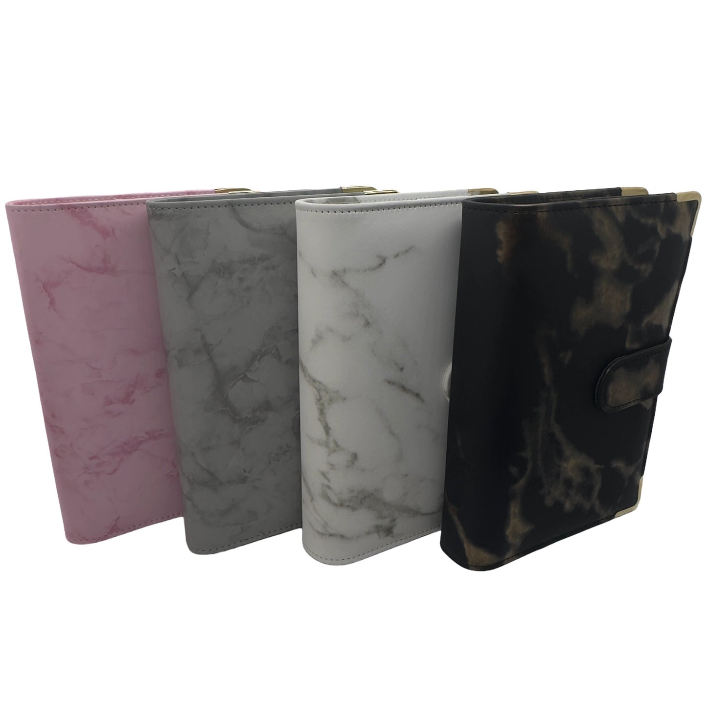 Budget Binder A6 Marmor mit integrierten Geldfolien