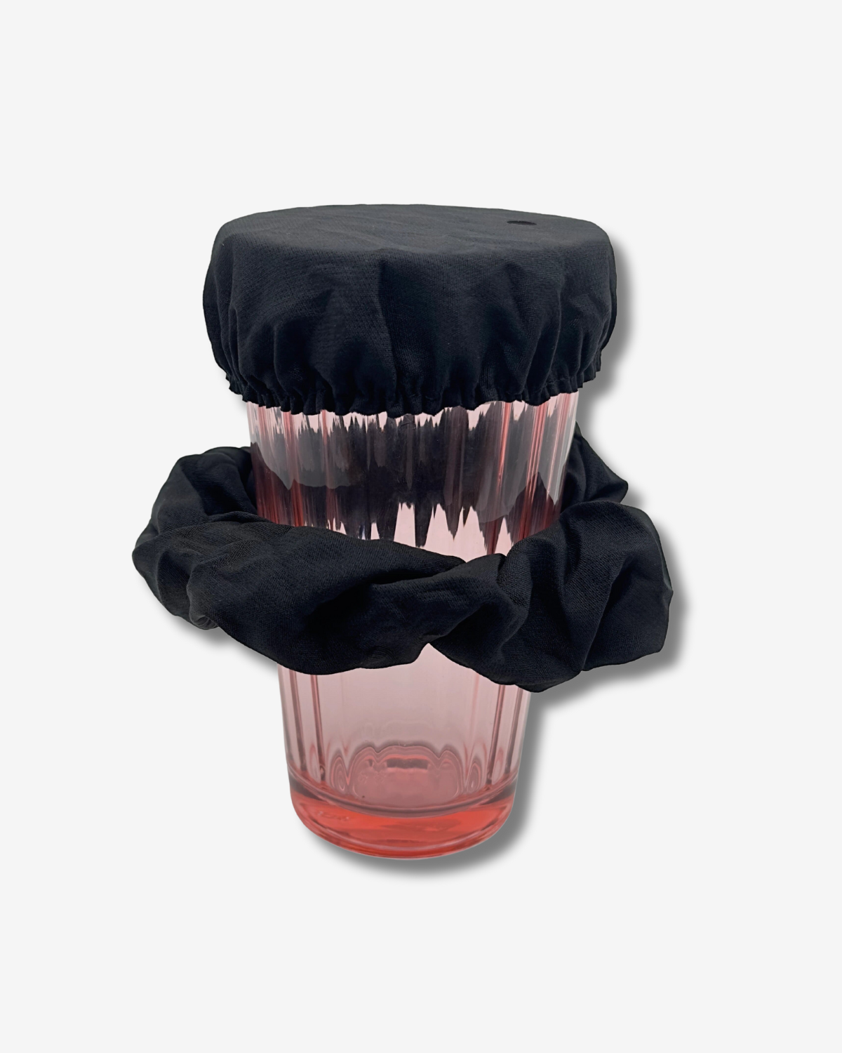 Anti-K.o. Tropfen Scrunchie Haargummi mit Getränke Becher Abdeckung