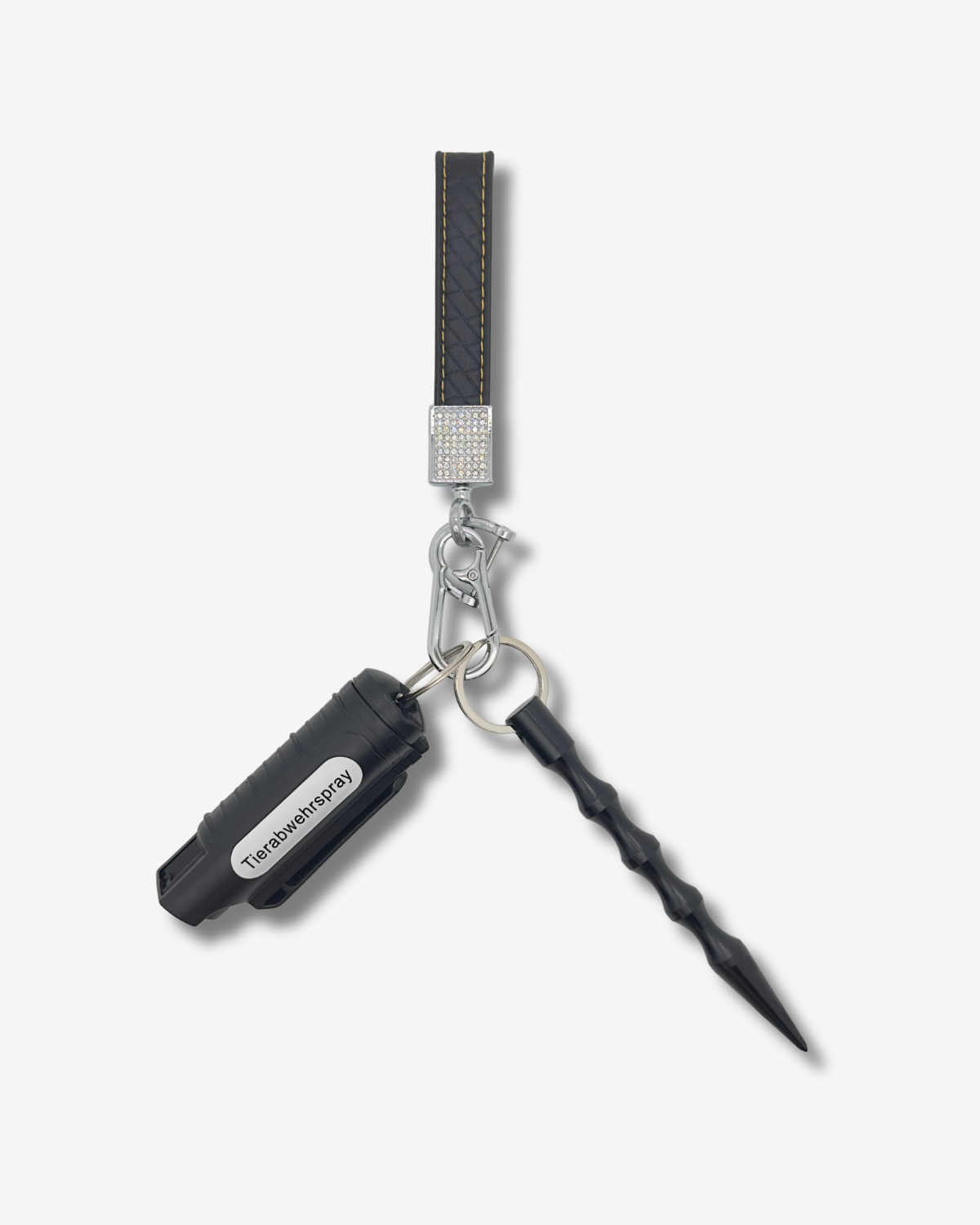 Selbstverteidigung Schlüsselanhänger 3er Set Premium mit Tierabwehrspray