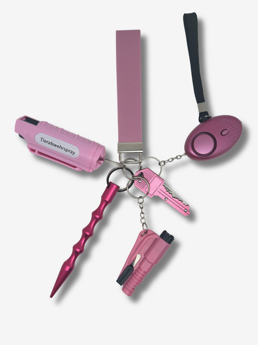 Selbstverteidigungs Schlüsselanhänger mit Spray Groß