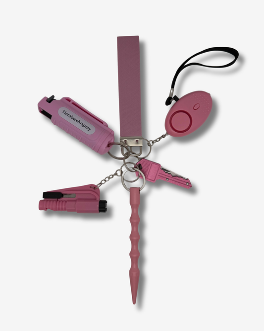 Selbstverteidigungs Schlüsselanhänger Rosa S-L