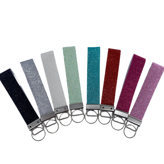 Glitzer Schlüsselanhänger Band